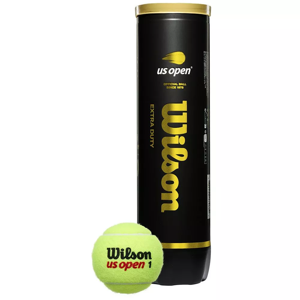 Wilson US Open tennisballen tube van 4