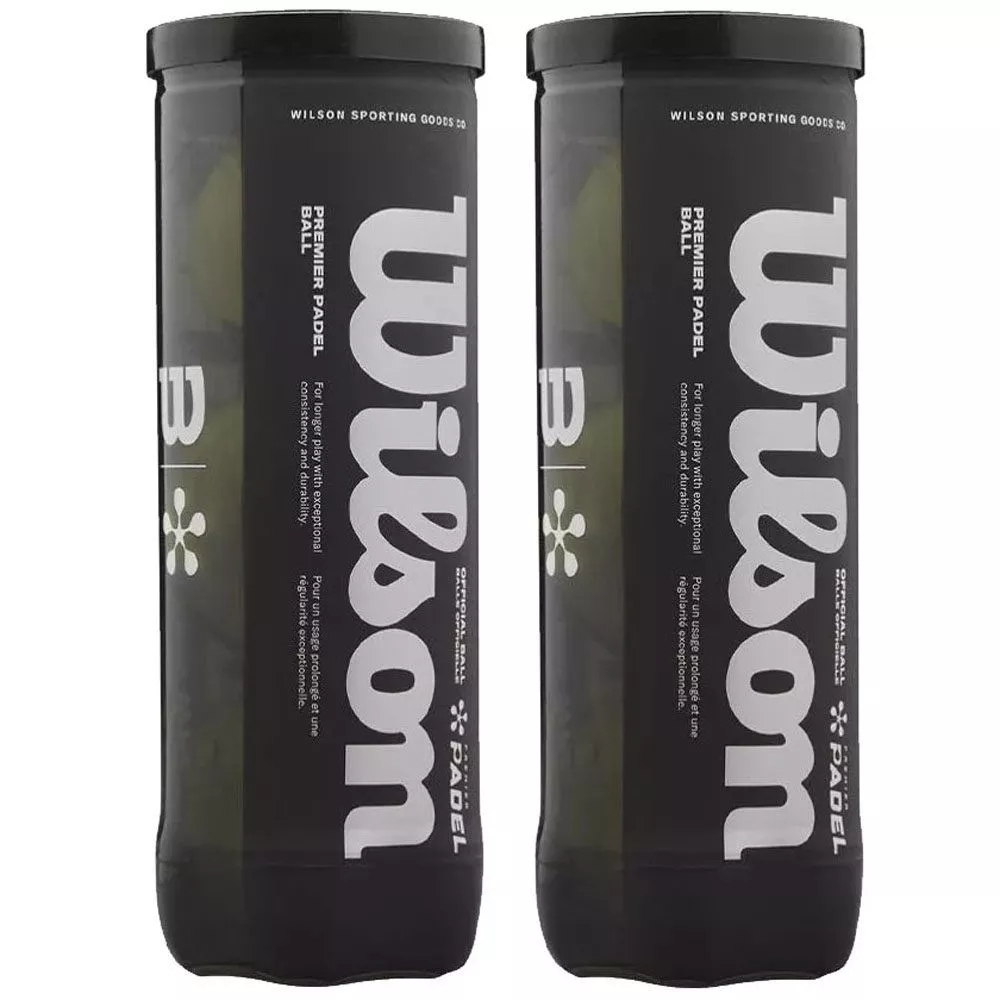 Wilson Premier Padel padelballen 2 tubes van 3