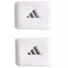 Adidas polsbanden wit / zilver x2
