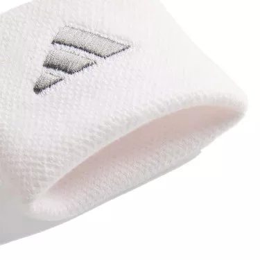 Adidas polsbanden wit / zilver x2