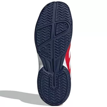 Adidas Ubersonic 5 tennisschoenen junior rood / wit / blauw