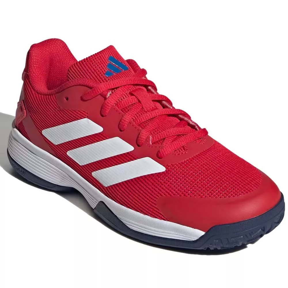 Adidas Ubersonic 5 tennisschoenen junior rood / wit / blauw