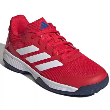 Adidas Ubersonic 5 tennisschoenen junior rood / wit / blauw