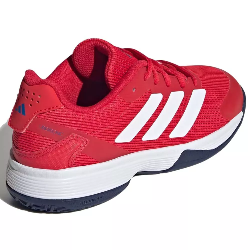 Adidas Ubersonic 5 tennisschoenen junior rood / wit / blauw