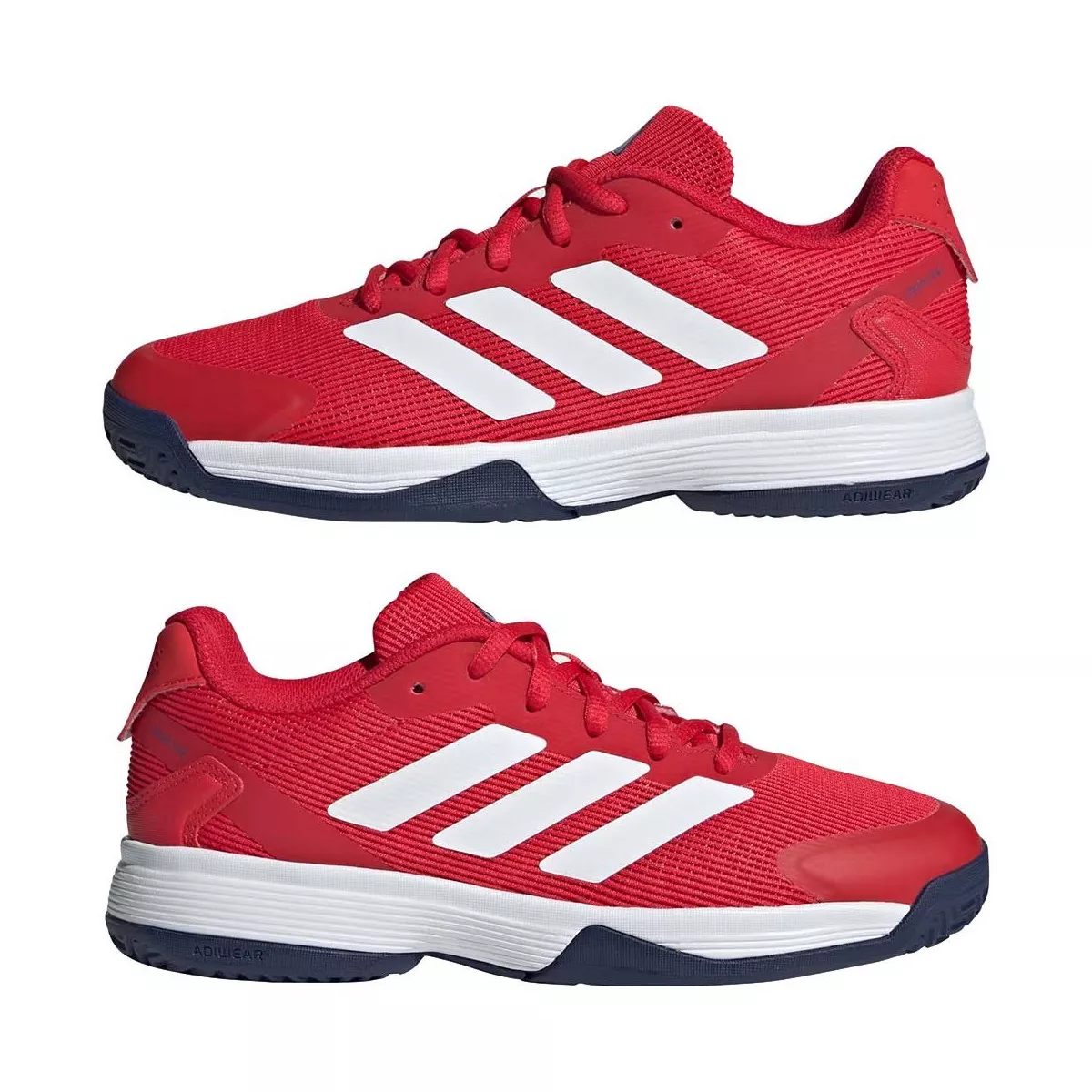 Adidas Ubersonic 5 tennisschoenen junior rood / wit / blauw