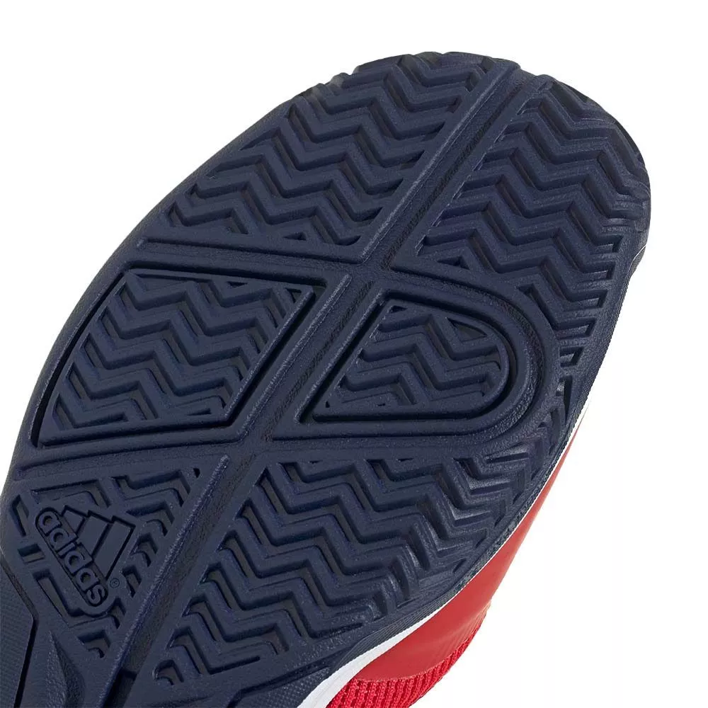 Adidas Ubersonic 5 tennisschoenen junior rood / wit / blauw