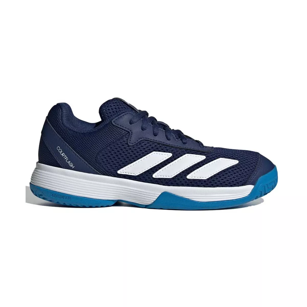 Adidas Courtflash tennisschoenen junior donkerblauw