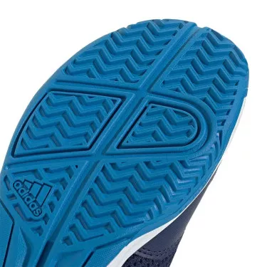 Adidas Courtflash tennisschoenen junior donkerblauw