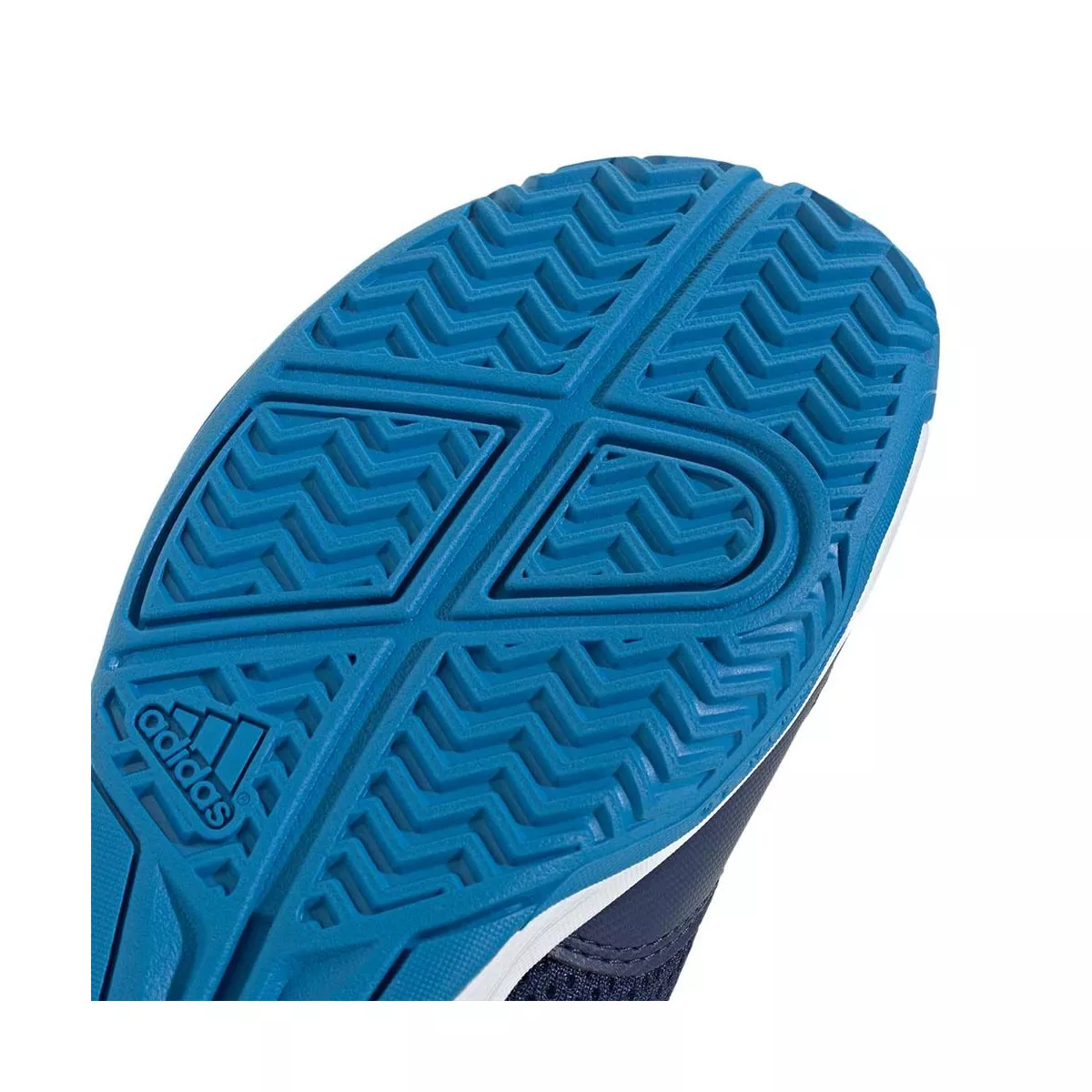 Adidas Courtflash tennisschoenen junior donkerblauw