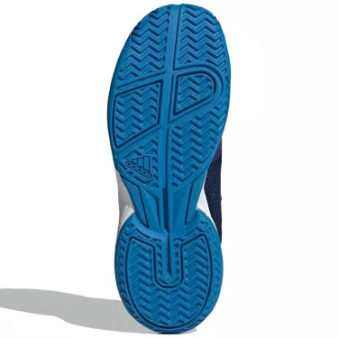Adidas Courtflash tennisschoenen junior donkerblauw