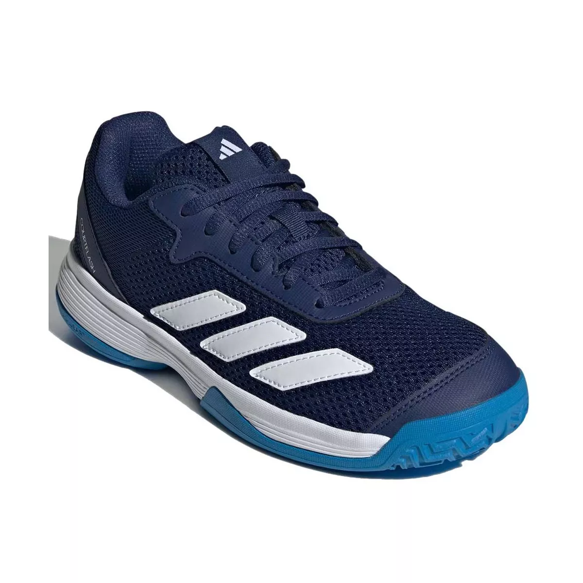 Adidas Courtflash tennisschoenen junior donkerblauw