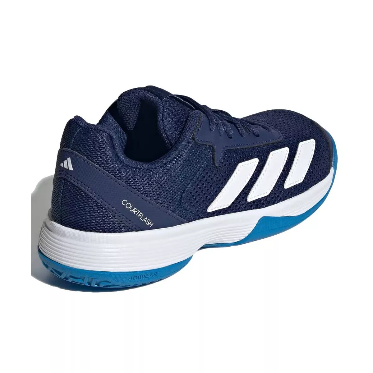 Adidas Courtflash tennisschoenen junior donkerblauw