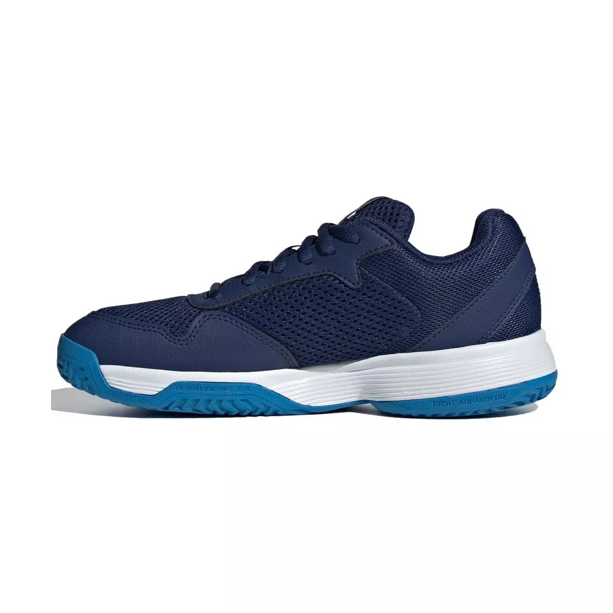 Adidas Courtflash tennisschoenen junior donkerblauw