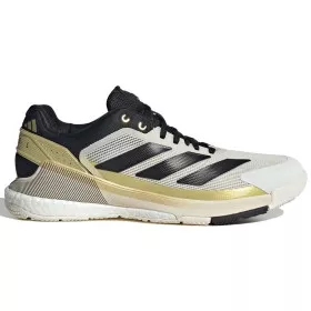 Adidas Crazyquick Boost padelschoenen wit / zwart / goud