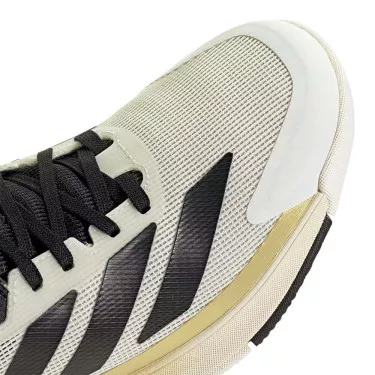 Adidas Crazyquick Boost padelschoenen wit / zwart / goud