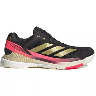 Adidas Crazyquick Boost padelschoenen zwart / goud / roze