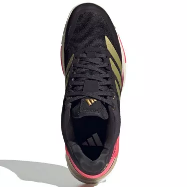 Adidas Crazyquick Boost padelschoenen zwart / goud / roze
