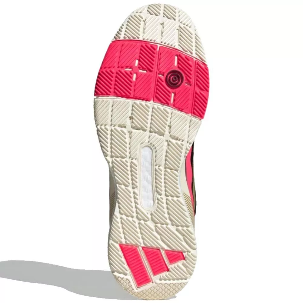 Adidas Crazyquick Boost padelschoenen zwart / goud / roze