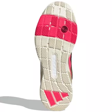 Adidas Crazyquick Boost padelschoenen zwart / goud / roze