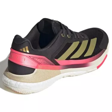 Adidas Crazyquick Boost padelschoenen zwart / goud / roze