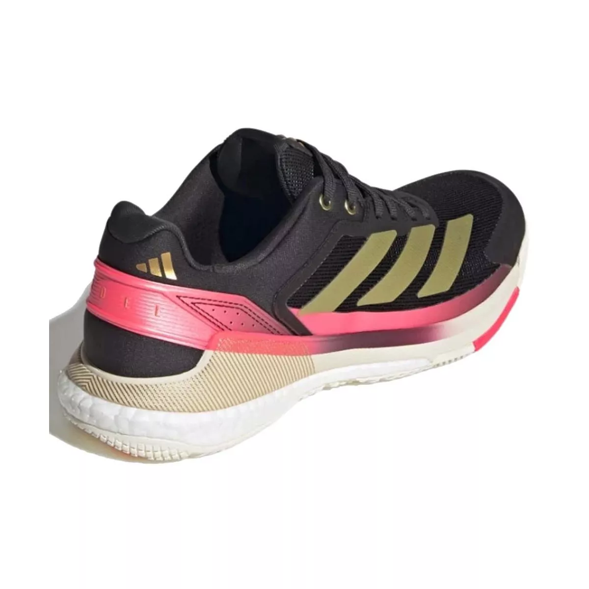 Adidas Crazyquick Boost padelschoenen zwart / goud / roze