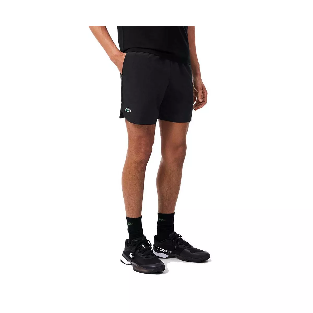 Lacoste Tennis x Novak Djokovic On Court short zwart