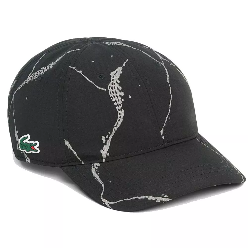Lacoste Tennis reflecterende pet zwart