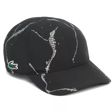 Lacoste Tennis reflecterende pet zwart