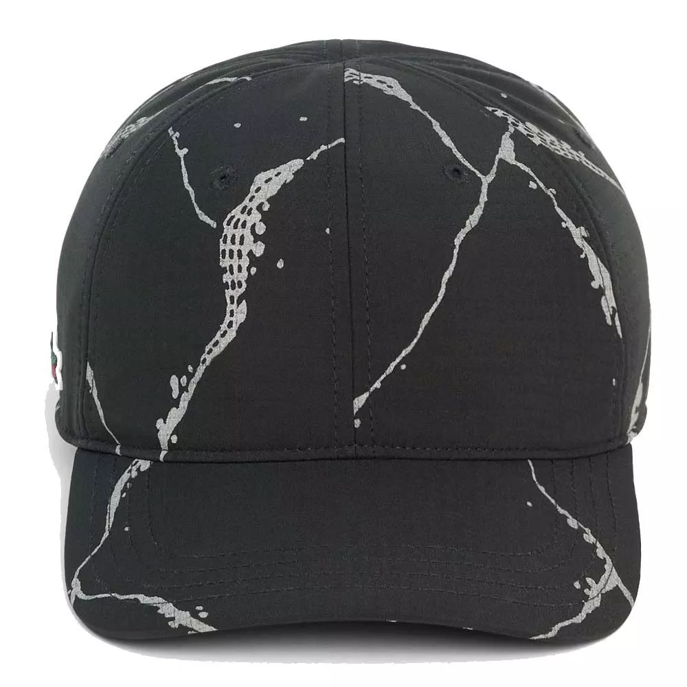 Lacoste Tennis reflecterende pet zwart