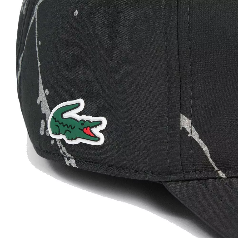 Lacoste Tennis reflecterende pet zwart