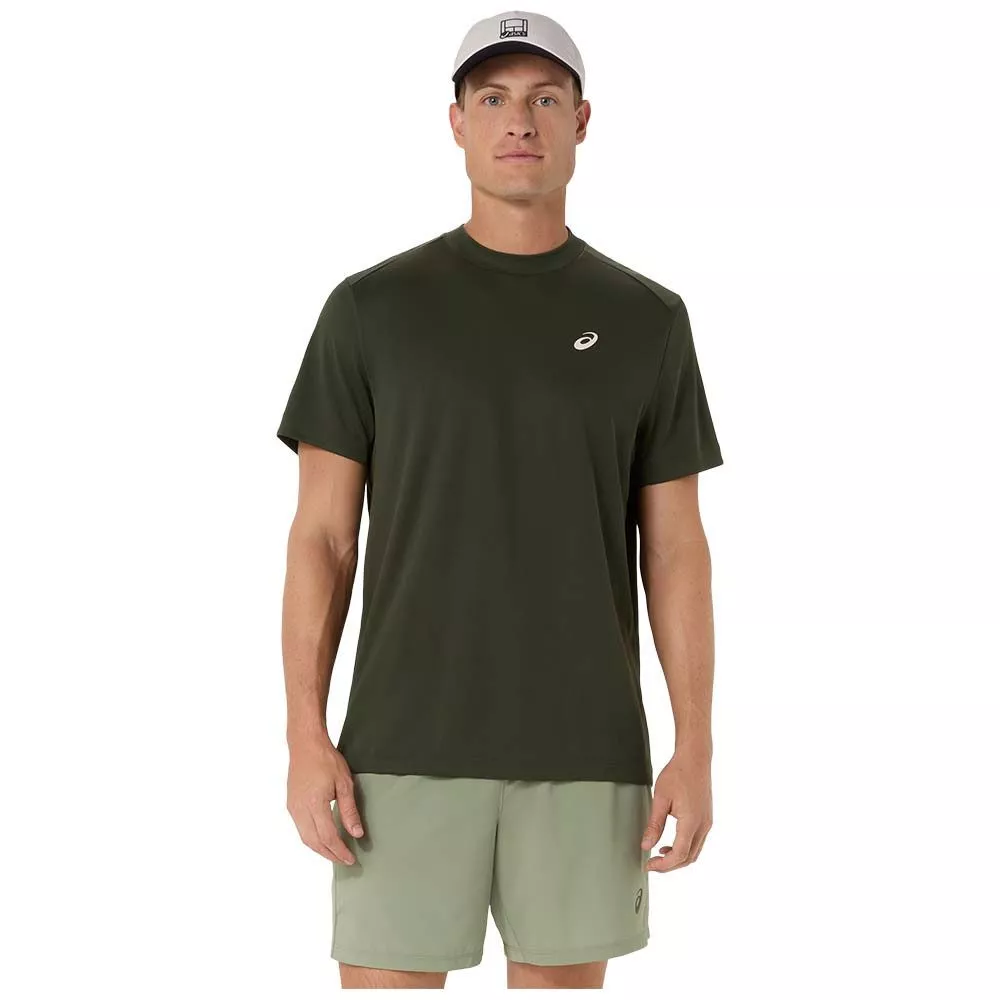 Asics Court SS T-shirt kakigroen