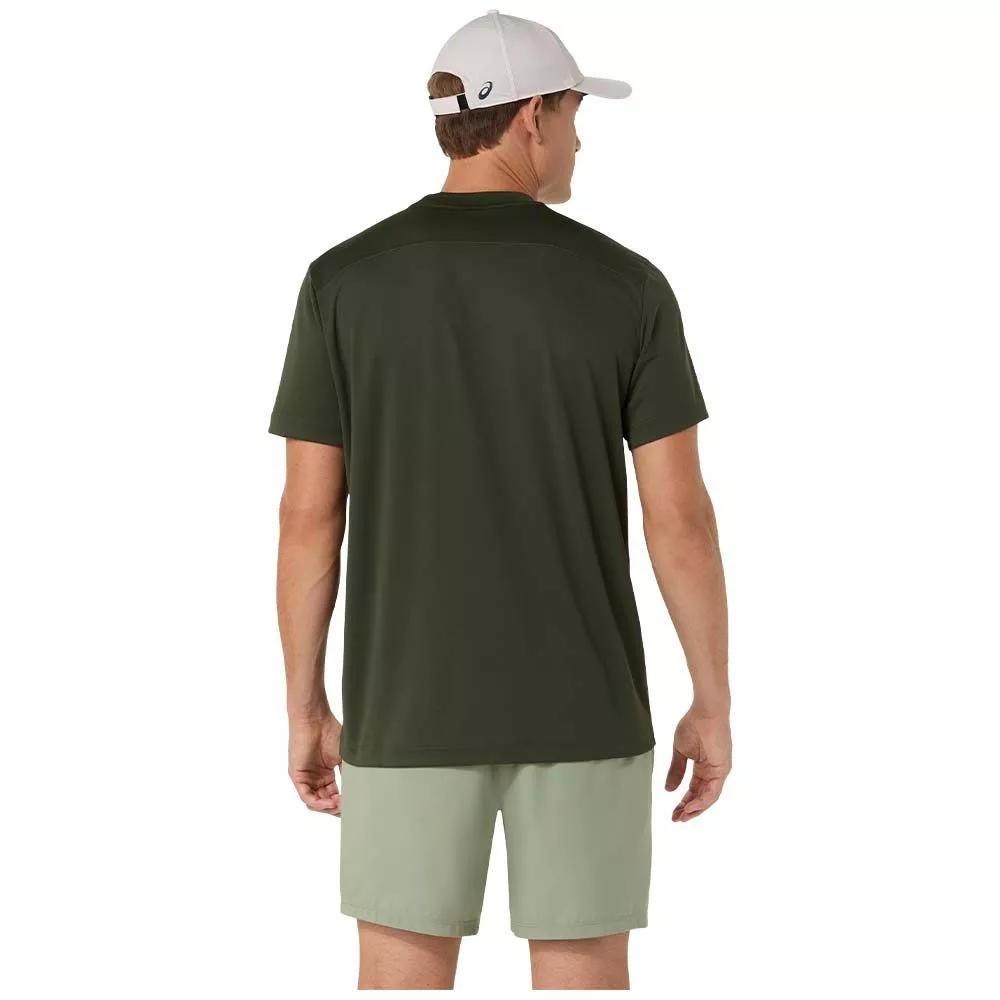 Asics Court SS T-shirt kakigroen