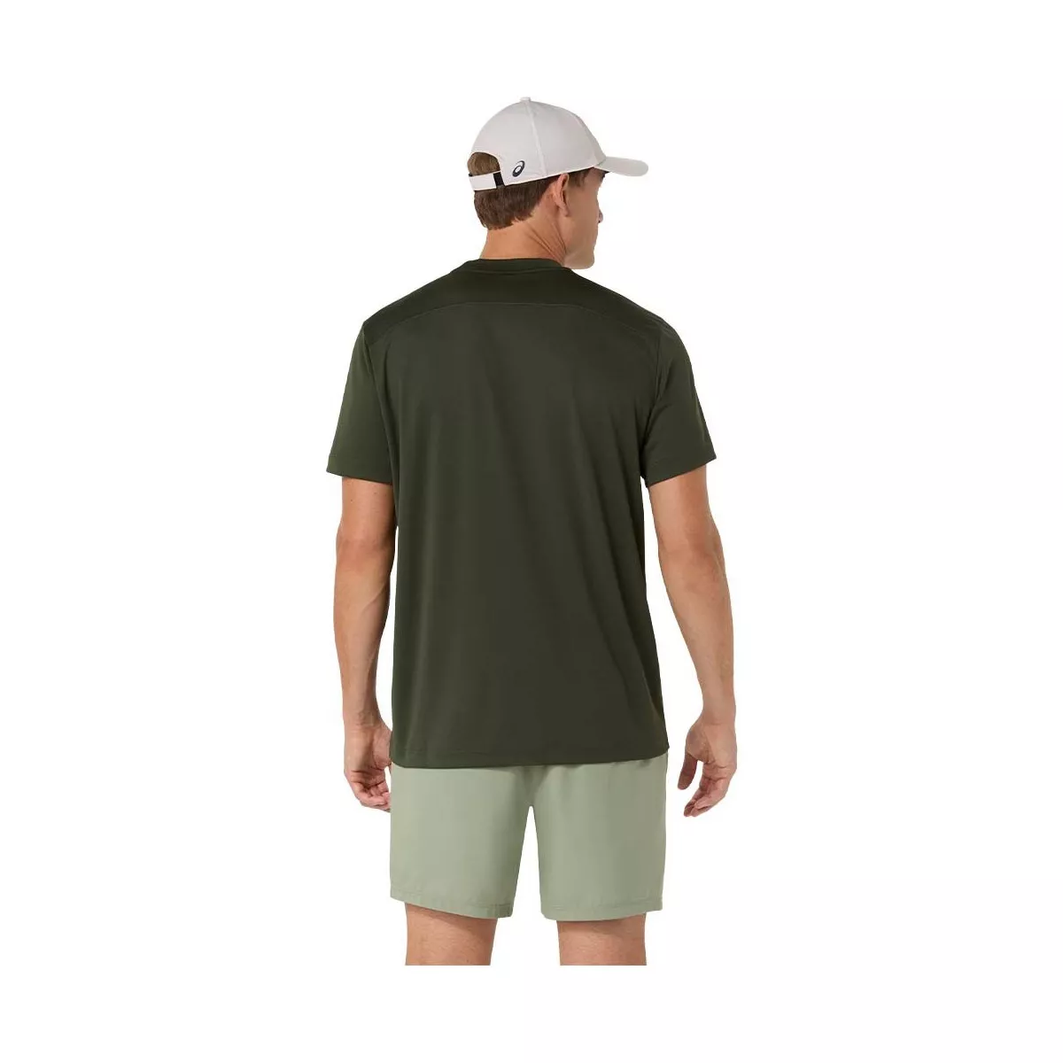 Asics Court SS T-shirt kakigroen