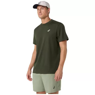 Asics Court SS T-shirt kakigroen