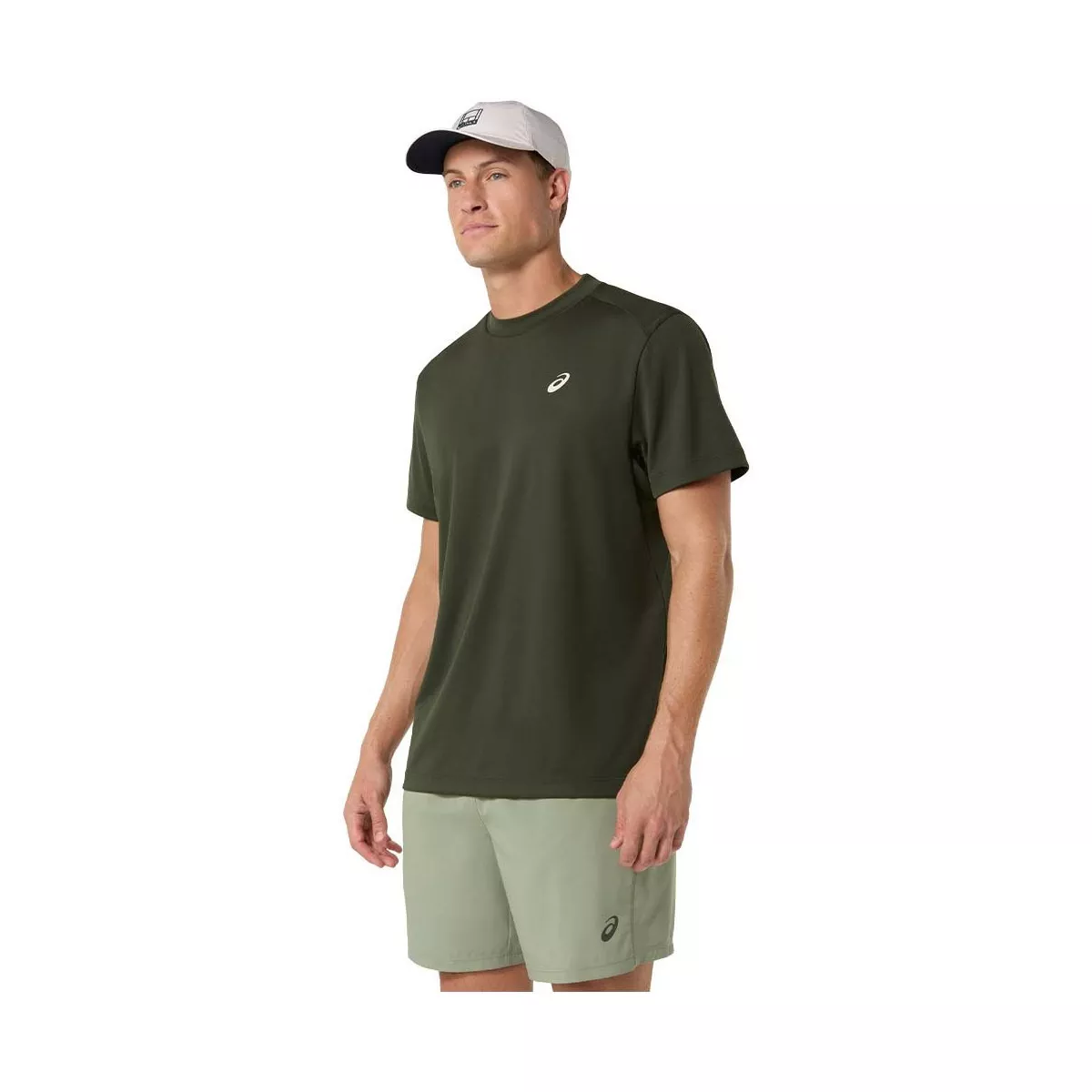 Asics Court SS T-shirt kakigroen
