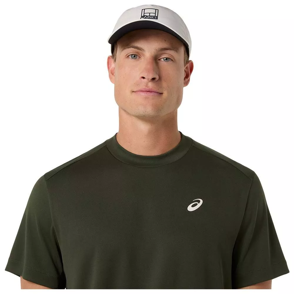 Asics Court SS T-shirt kakigroen