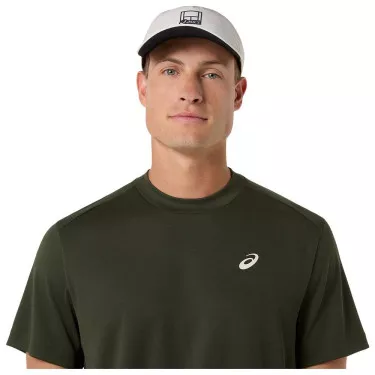 Asics Court SS T-shirt kakigroen