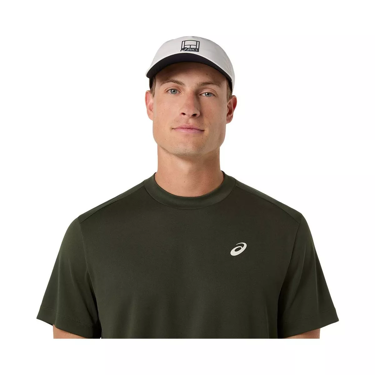 Asics Court SS T-shirt kakigroen