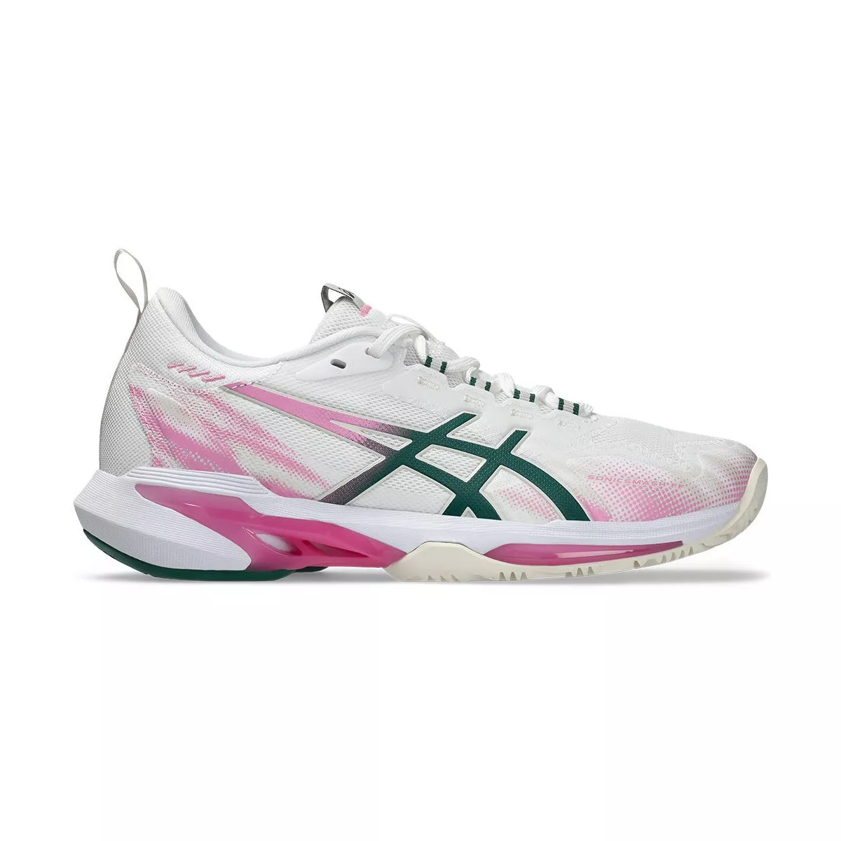 Asics Sonicsmash FF padelschoenen dames wit / roze
