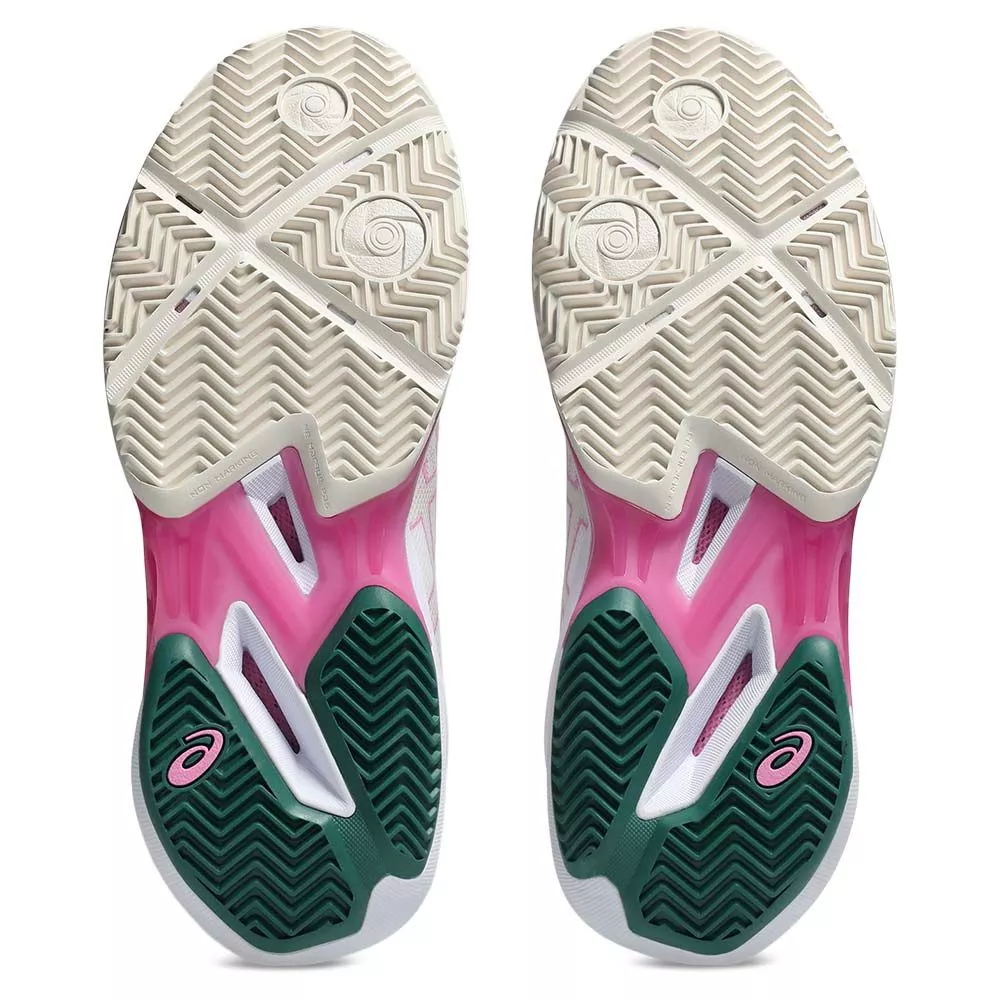 Asics Sonicsmash FF padelschoenen dames wit / roze