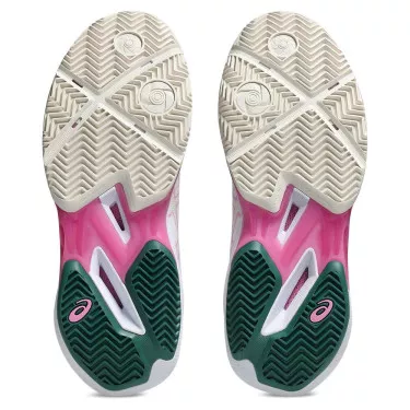 Asics Sonicsmash FF padelschoenen dames wit / roze