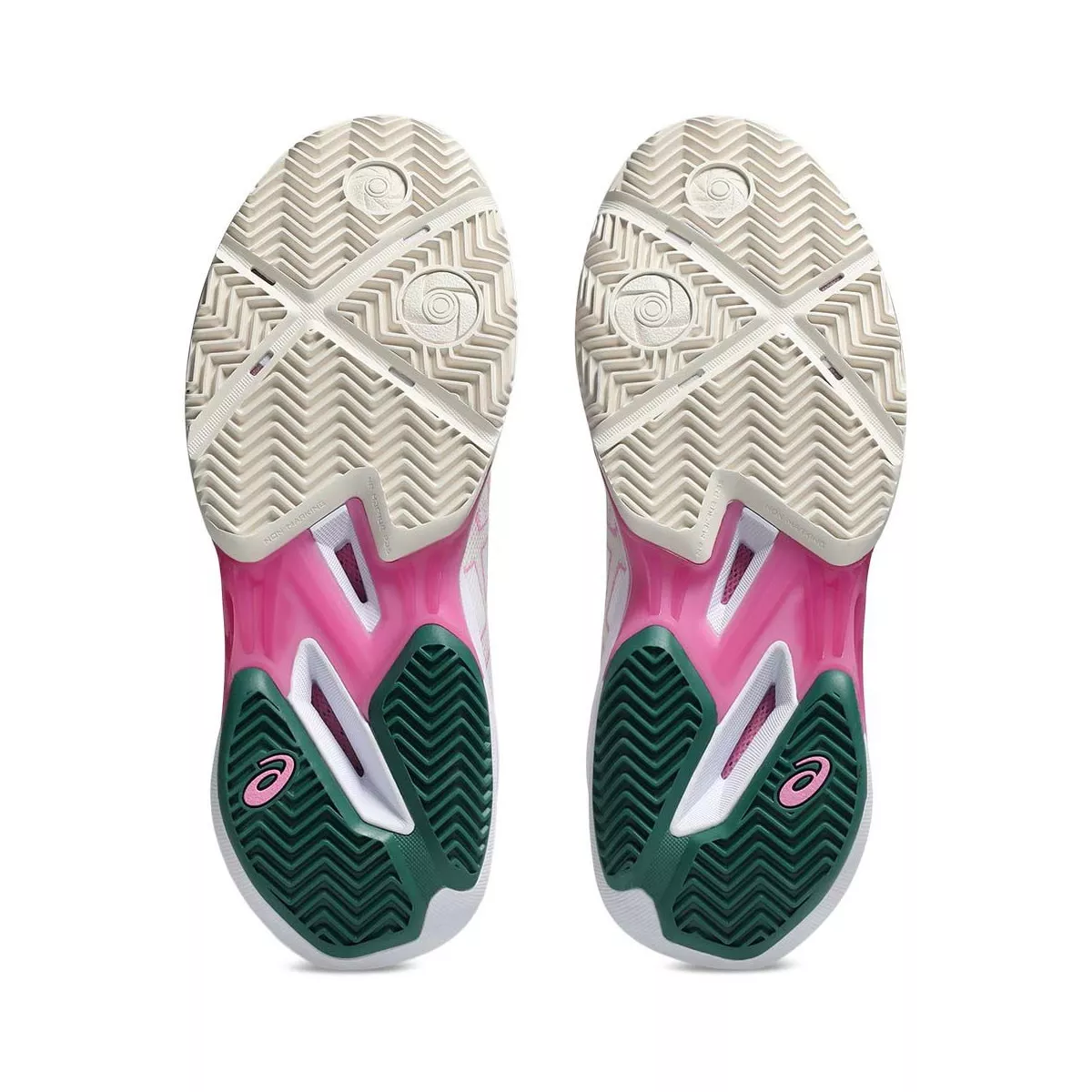 Asics Sonicsmash FF padelschoenen dames wit / roze