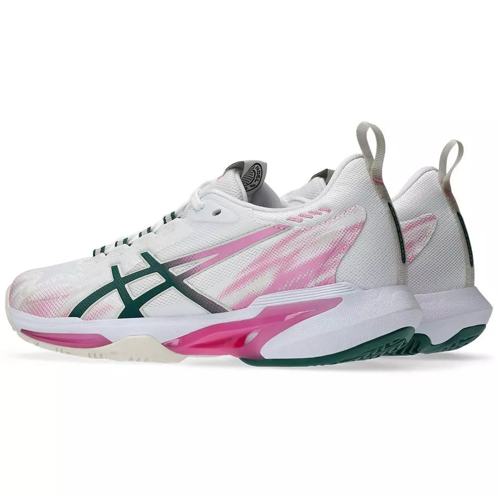 Asics Sonicsmash FF padelschoenen dames wit / roze