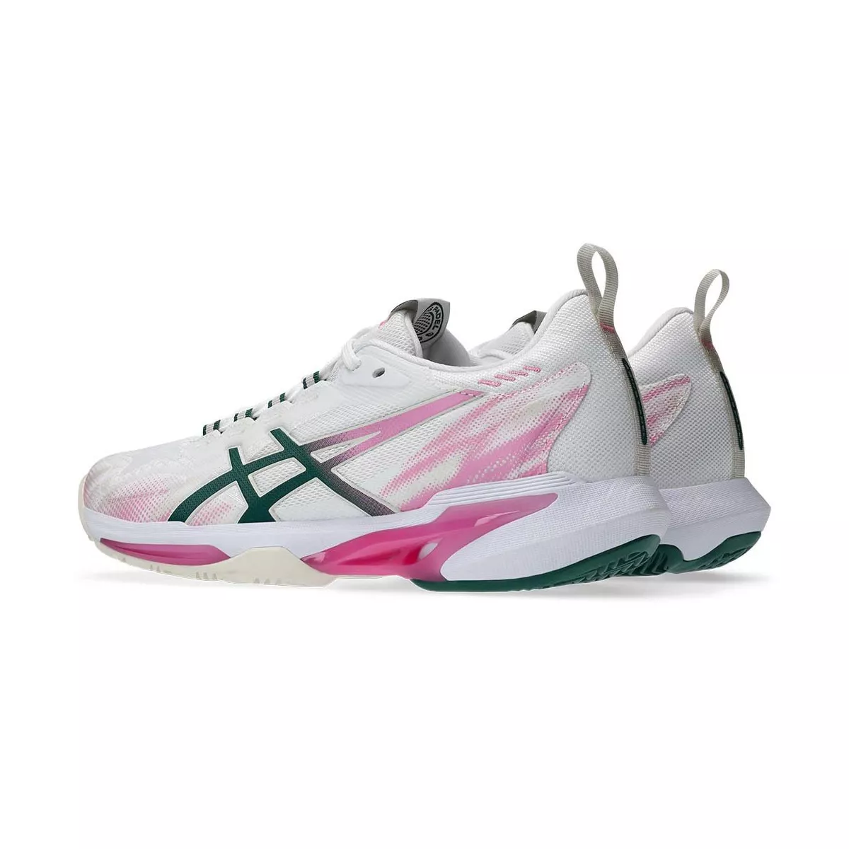 Asics Sonicsmash FF padelschoenen dames wit / roze
