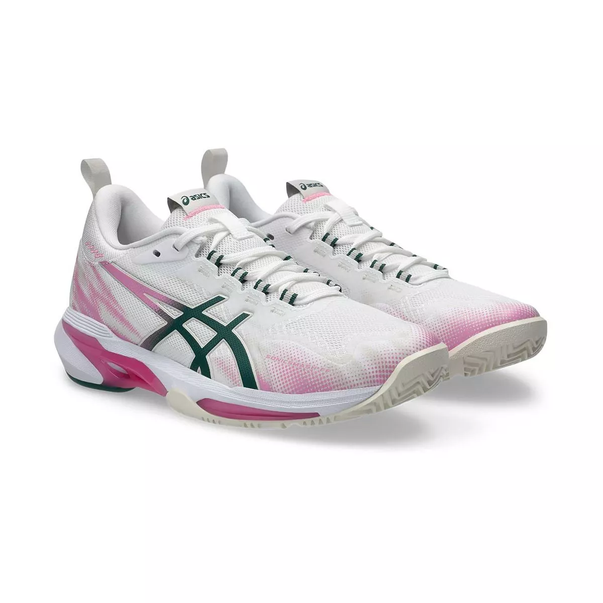 Asics Sonicsmash FF padelschoenen dames wit / roze