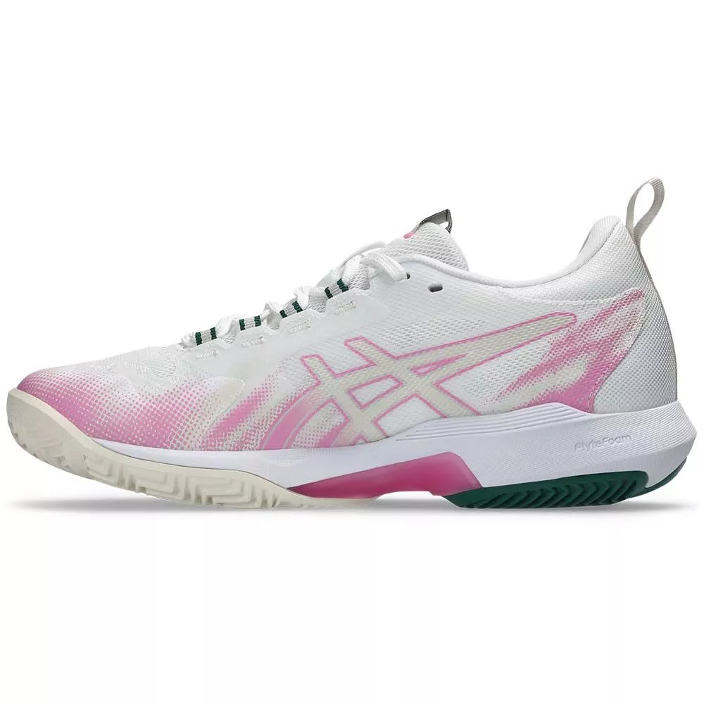 Asics Sonicsmash FF padelschoenen dames wit / roze