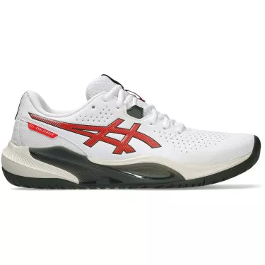 Asics Gel Challenger 15 tennisschoenen wit / rood / zwart