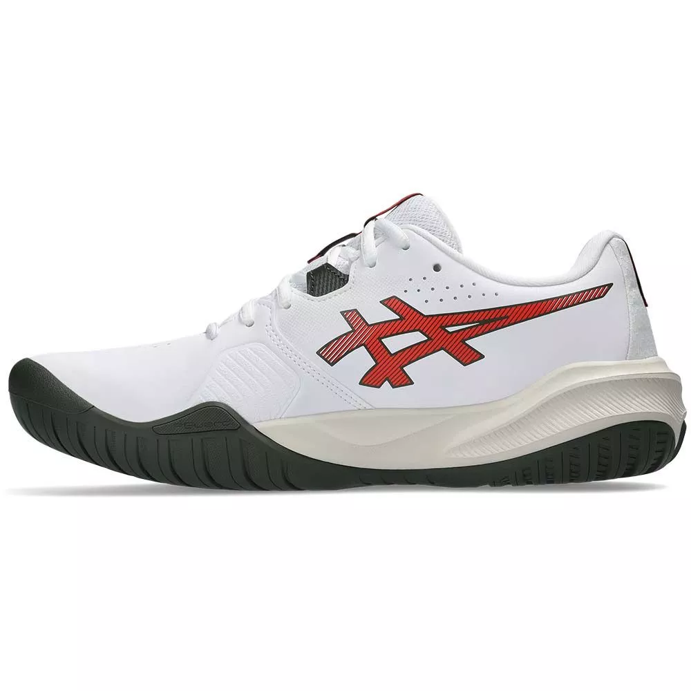 Asics Gel Challenger 15 tennisschoenen wit / rood / zwart