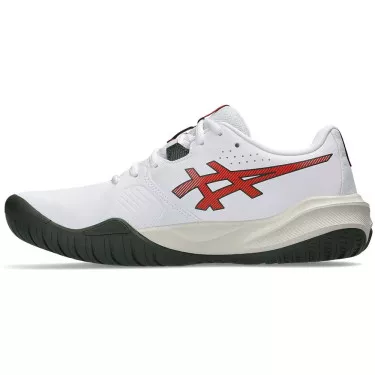Asics Gel Challenger 15 tennisschoenen wit / rood / zwart