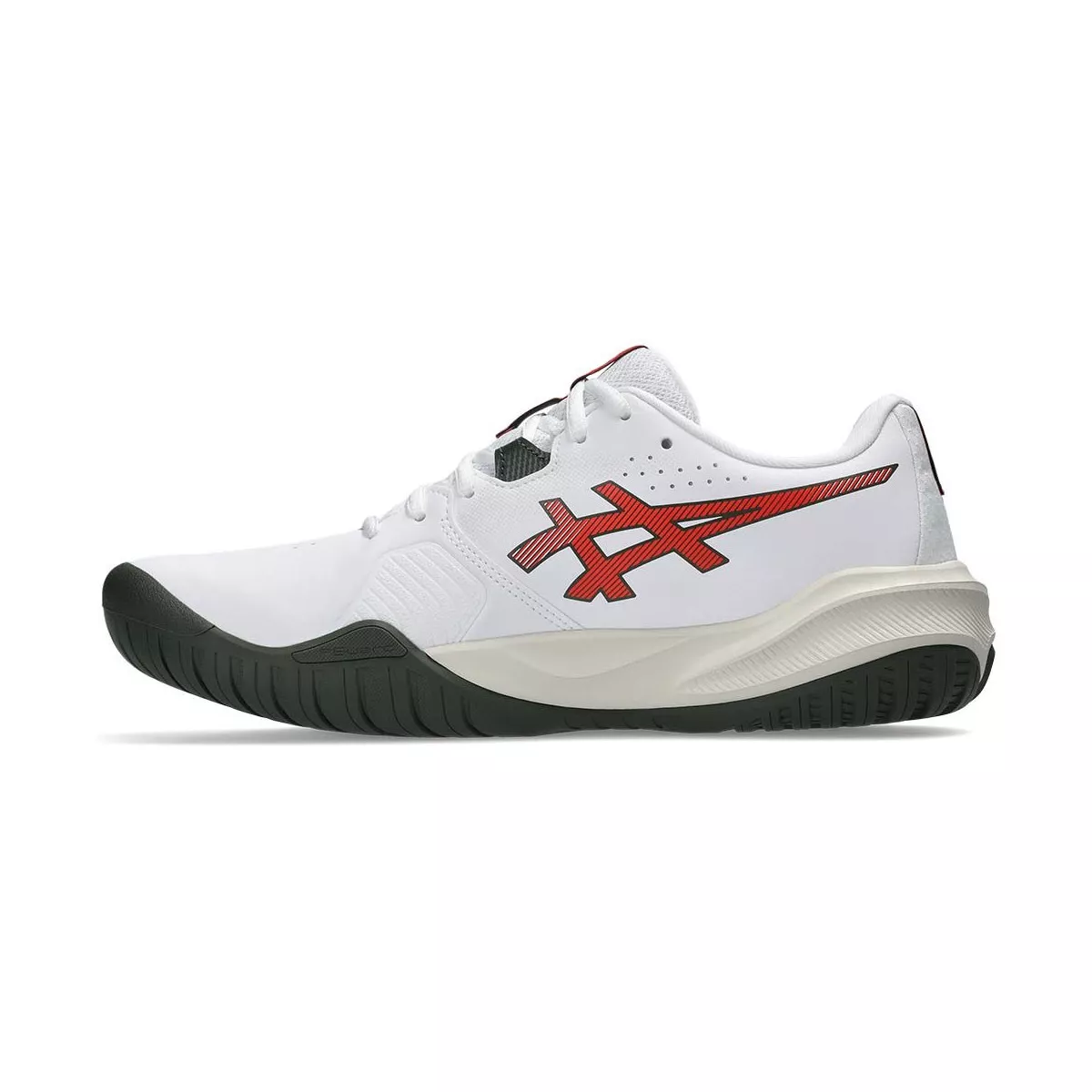 Asics Gel Challenger 15 tennisschoenen wit / rood / zwart